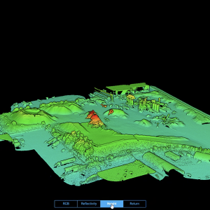 industrial aerial lidar scan